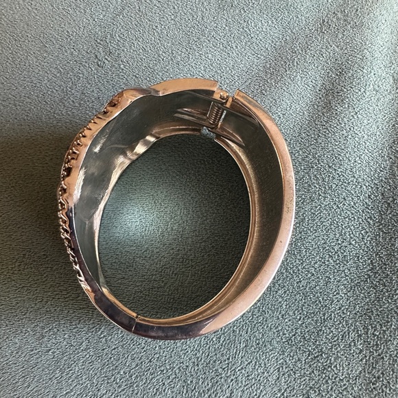 Silver Chunky Cuff Bracelet Owl Park Lane - Picture 8 of 8